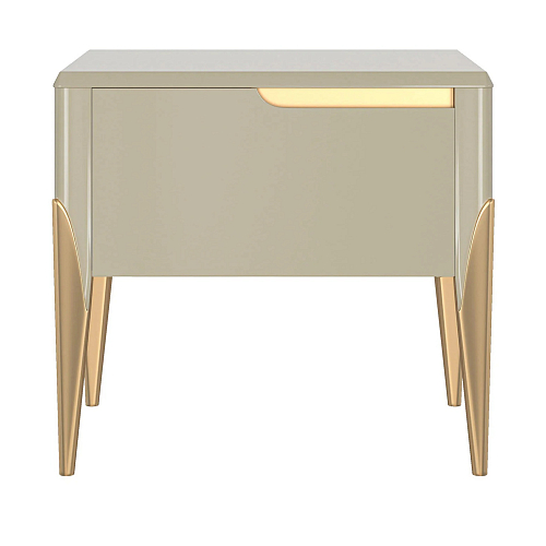 Zefiro Nachttisch in Gold