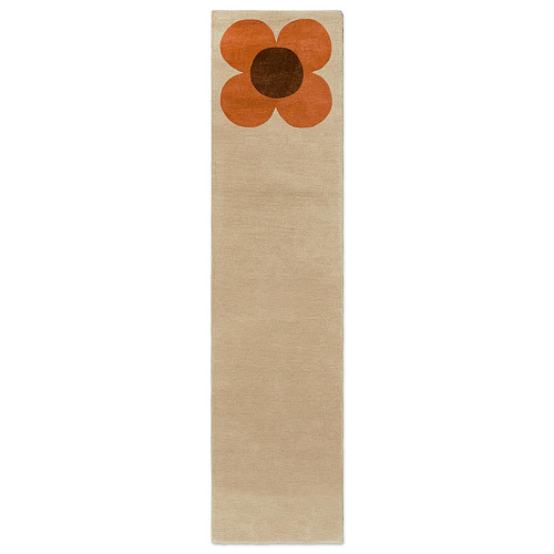 Flower Placement Pumpkin/Ecru Teppich