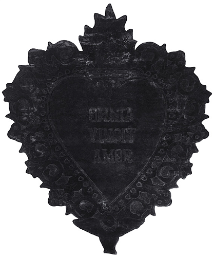 Devotion Omnia Schwarz Teppich