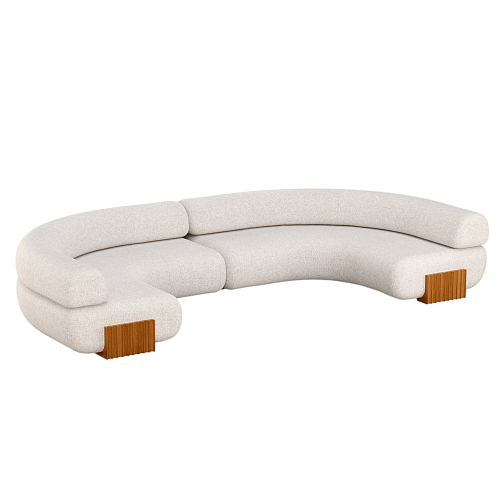 Carmel Wood Modulares Sofa
