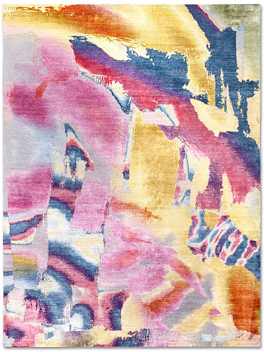 Original auf Hellgrau Teppich