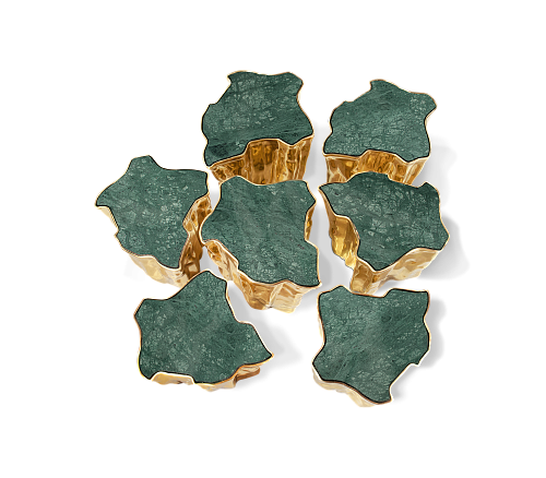 Paradise Serie Smaragd‑Couchtisch