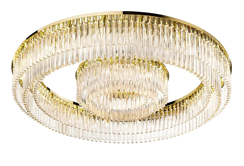 Polierter Gold Runder Kronleuchter