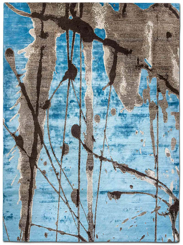 All Natural on Blue Teppich