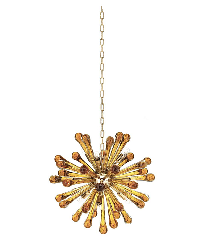 Sputnik Gold Kronleuchter