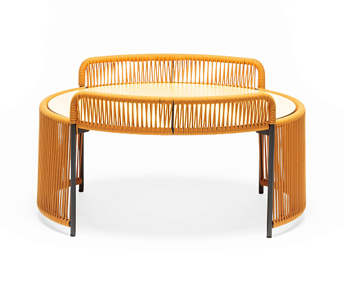 Altana ME Runder Gelber Outdoor-Loungetisch