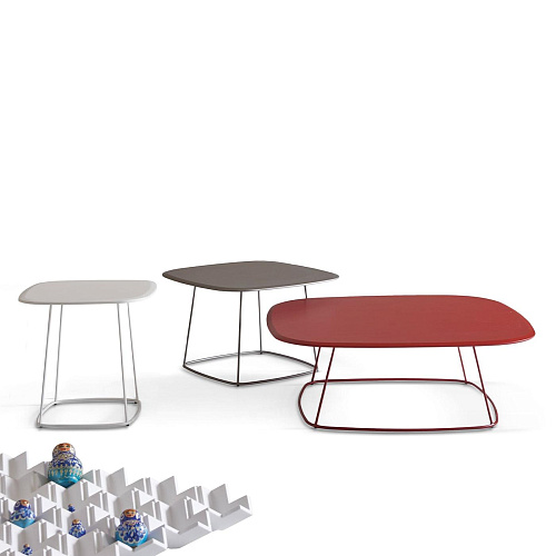 Free‑Style Beiger moderner Beistelltisch
