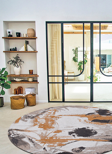 Middle Of 9344 Runder Teppich