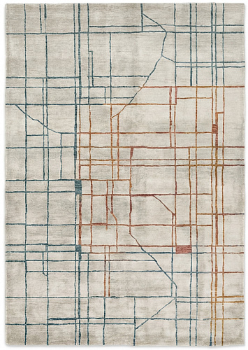Linen Grid Teppich