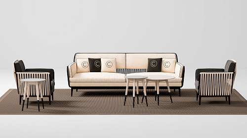 Beiges Sofa