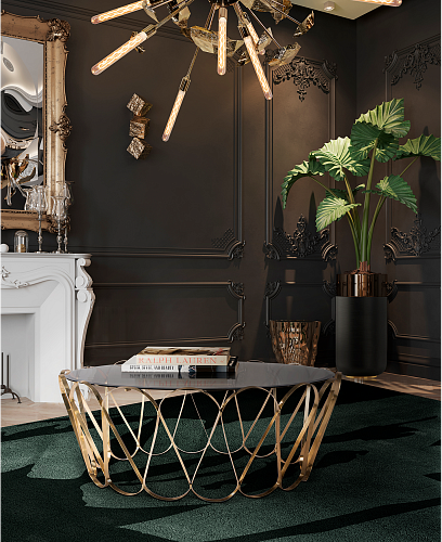 Aquarius Gold Couchtisch