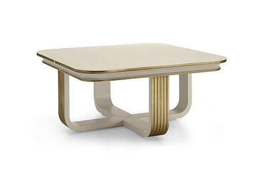 Oliver Weiß‑Gold Couchtisch