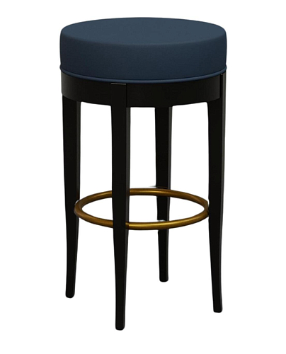 Blauer Barhocker