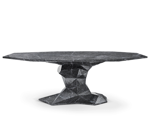 Bonsai Kunstmarmor Luxe Esstisch
