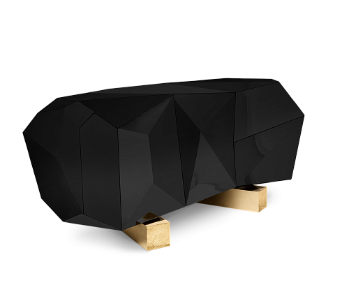 Prism 2 Schwarzes Sideboard