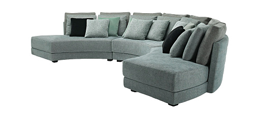 Rundes modulares Sofa