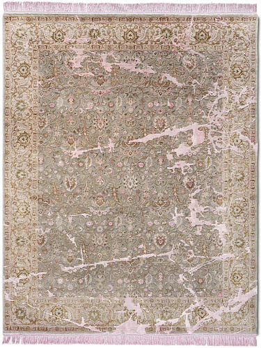 Cracks Soft Pink Original Teppich