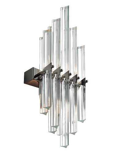 Vela Dunkelnickel Triedro-Wandleuchte