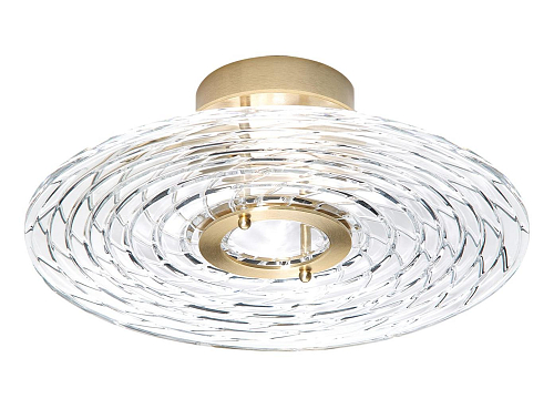 Ripple Soft Gold Kristall-Wandleuchte