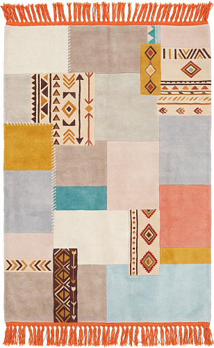 Patchwork Grid Teppich