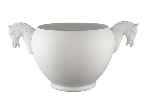 Horse Bowl Vase