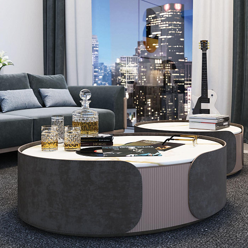 Marmor‑Couchtisch