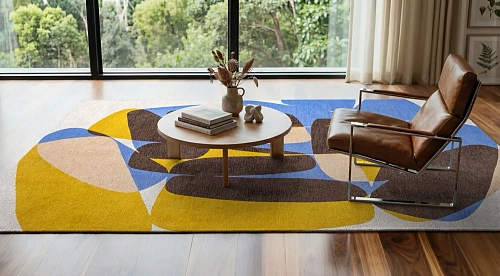 Stones Sunny Blue Teppich