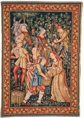Weinlese Wandteppich