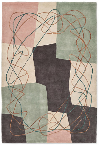 Muted Patchwork Teppich