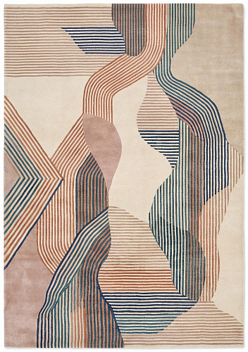Vertical Currents Teppich