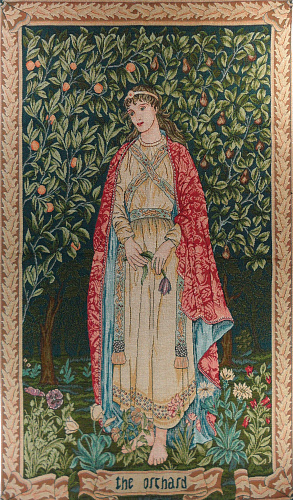 Der Obstgarten, William Morris Wandteppich