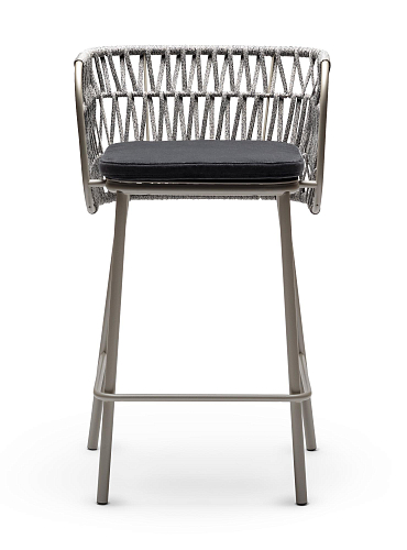 Jujube SG-Int Schwarz/Sand Outdoor-Barstuhl