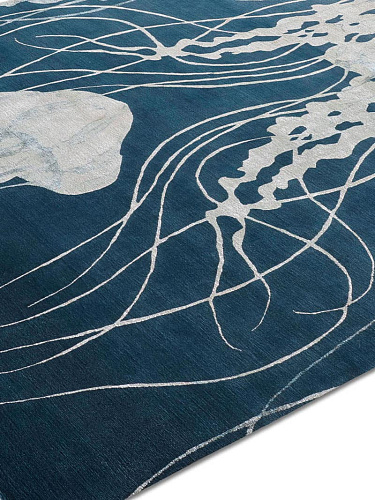 Jellyfish Turquoise Teppich