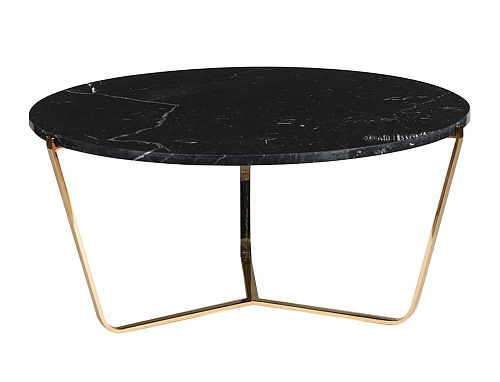 Dolomiti Schwarzer Marmor Couchtisch