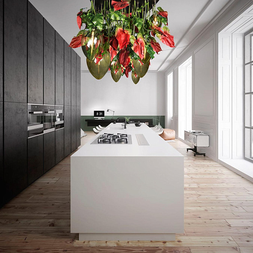 Anthurium Dark Kronleuchter