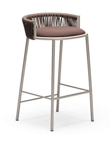 Millie SG-65 Brauner Outdoor-Barhocker