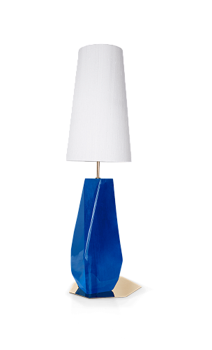 Essence Blaue Tischlampe