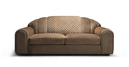 Comfort Sofa mit geometrischer Naht