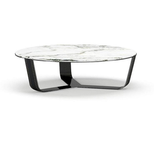 Alpha Ovaler Marmor Couchtisch