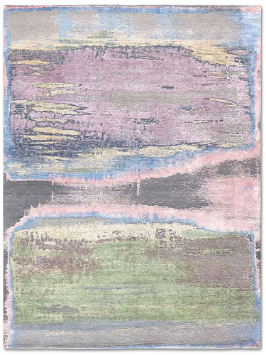 Multi Color auf Grau Teppich