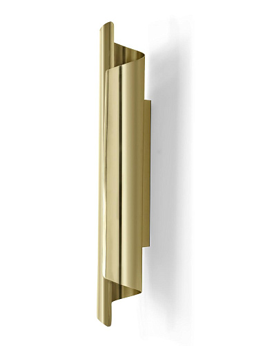 Antikes Messing-Wandlicht