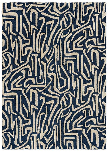 Melodic Blue Outdoor-Teppich