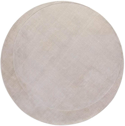 Luna Sand Rund Teppich