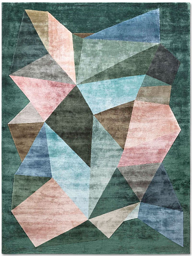 Super Colorful auf Tannengrün Teppich