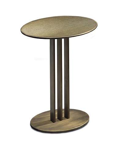 Moderner Bronze‑Beistelltisch