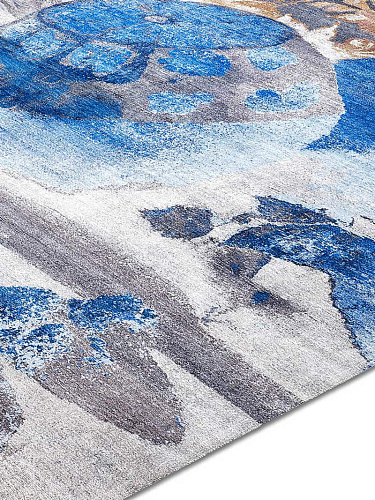 Blue Lemon Original Grau Teppich