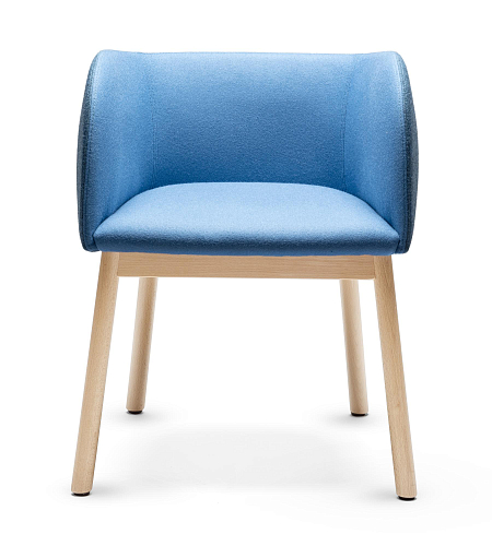 Mousse SP Blauer Sessel