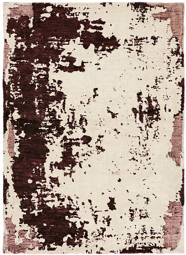 Wine Weathered Canvas Teppich