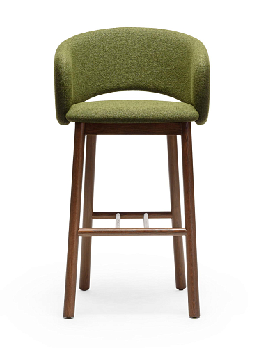 Bel SG-75 Grüner Nussbaum-Barhocker