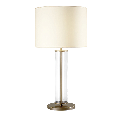 Elegante Burnished Metall-Tischlampe